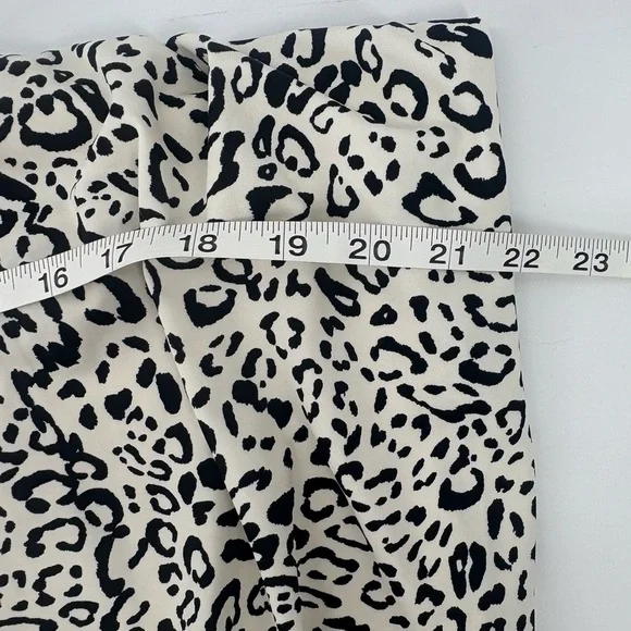 KONA Sol Large (12-14) Off White/Black Twist-Front Leopard Print Tankini Top New - Picture 9 of 12